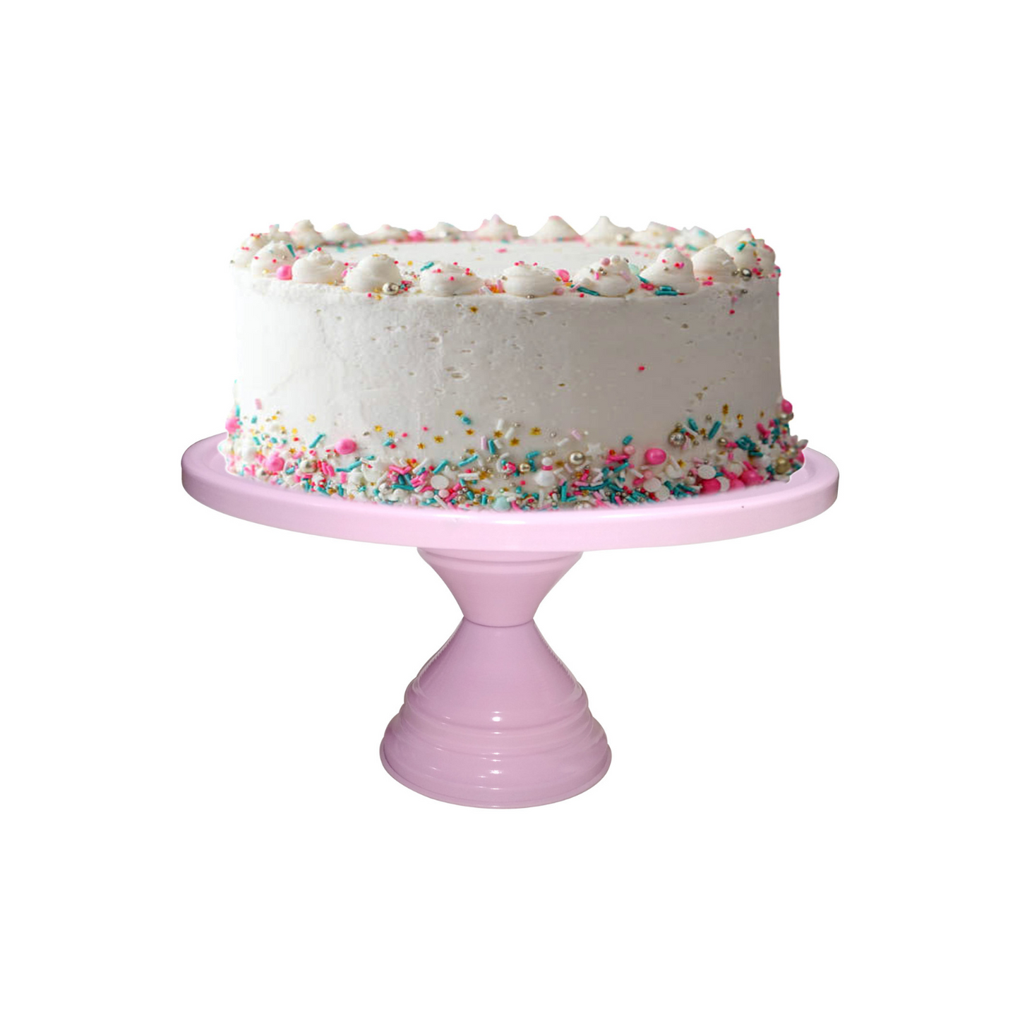 Anushka Metals Pedestal Cake Stand (13" Top Diameter x 6.5" Height)