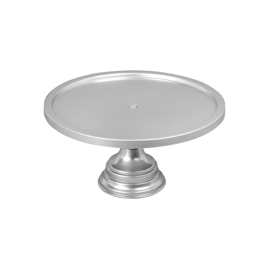 Anushka Metals Pedestal Cake Stand (13" Top Diameter x 6.5" Height)