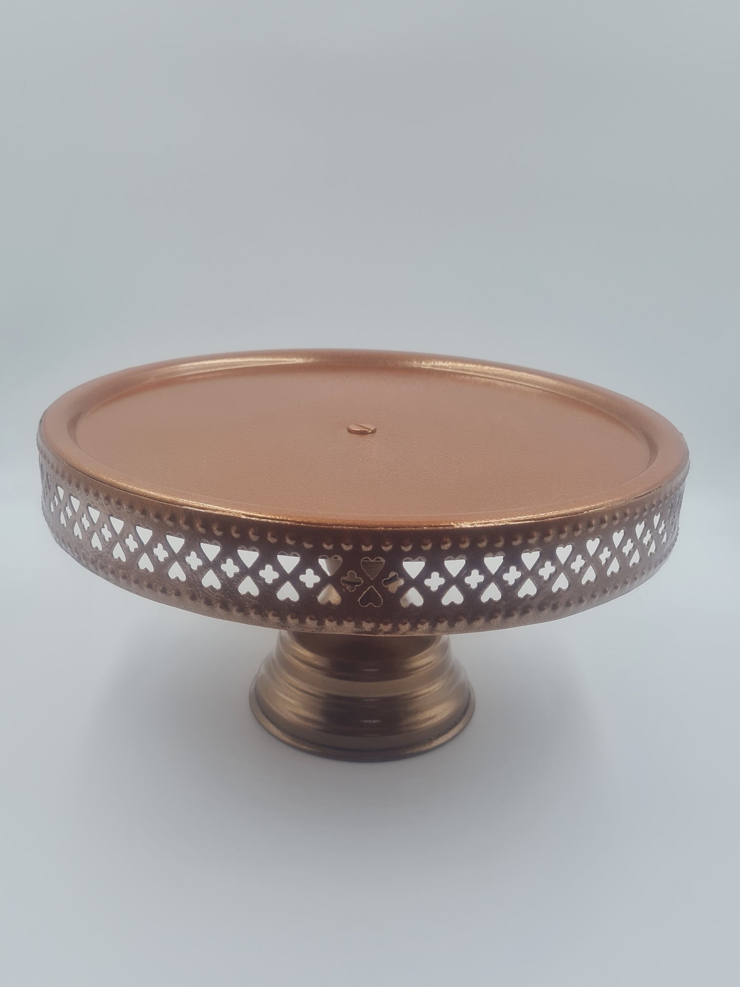 Anushka Metals Pedestal Cake Stand (9" Top Diameter x 5" Height)