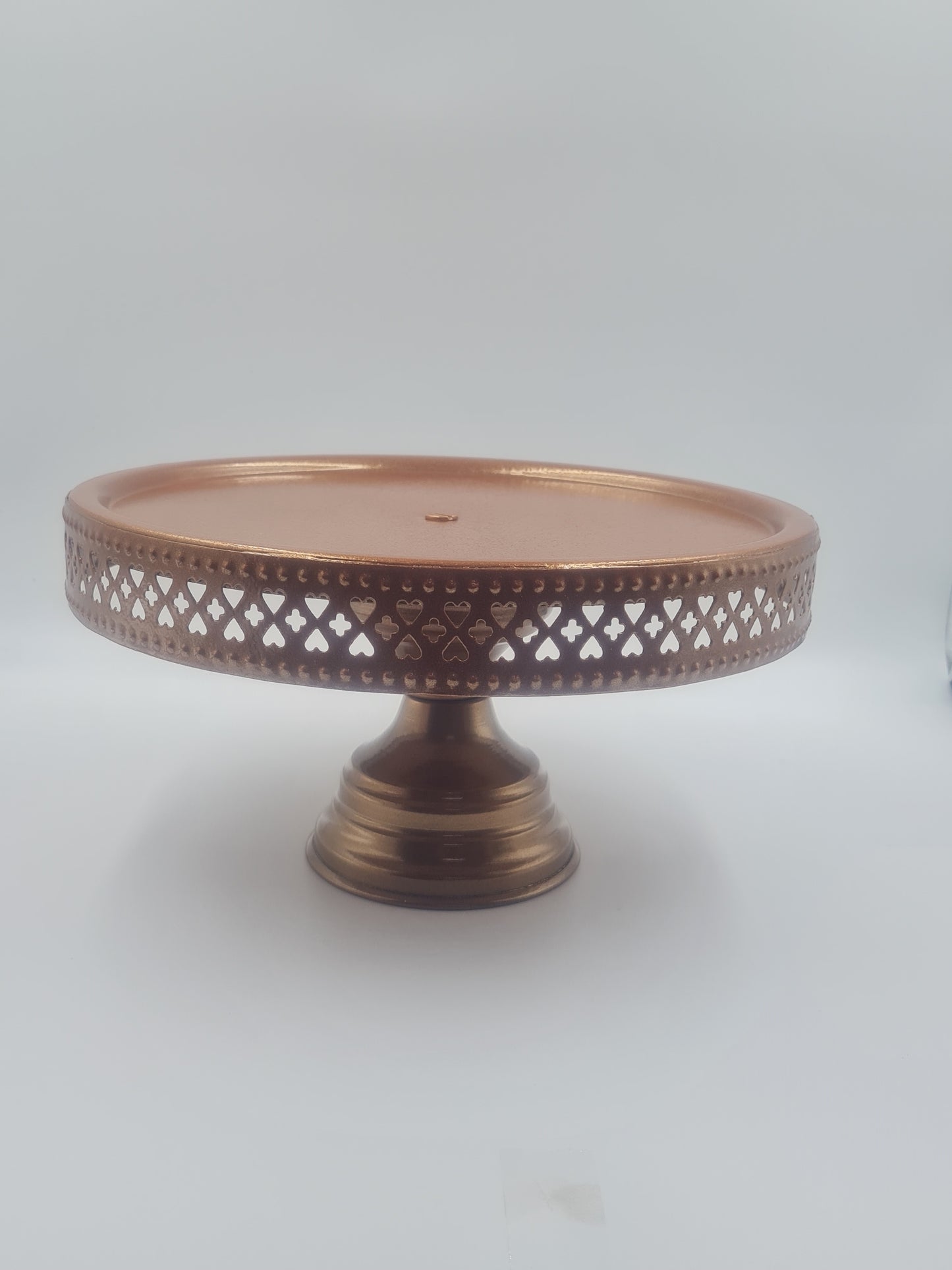 Anushka Metals Pedestal Cake Stand (9" Top Diameter x 5" Height)