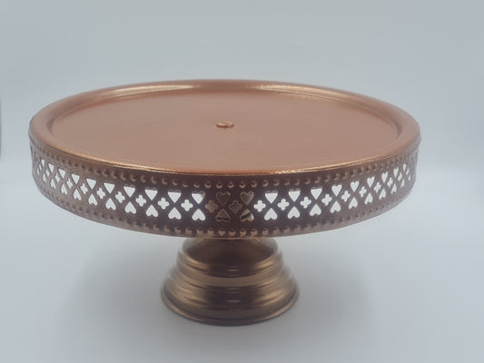 Anushka Metals Pedestal Cake Stand (9" Top Diameter x 5" Height)