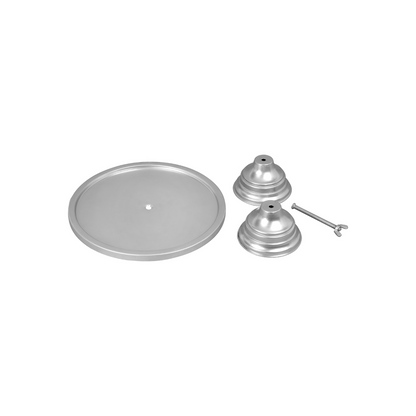 Anushka Metals Pedestal Cake Stand (11" Top Diameter x 5.5" Height)